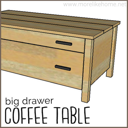 More Like Home Diy Coffee Table Series Kick Off