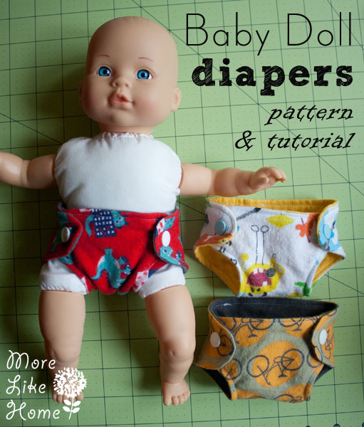 diapers for baby dolls