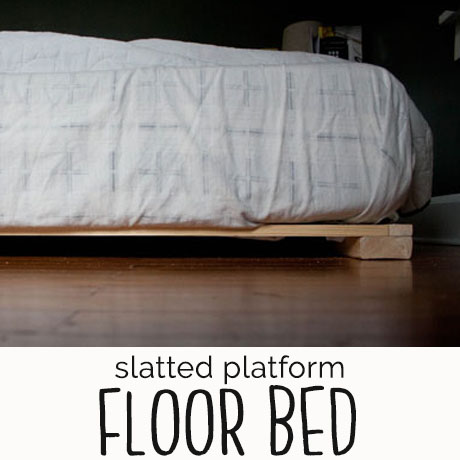 diy slatted floor bed platform