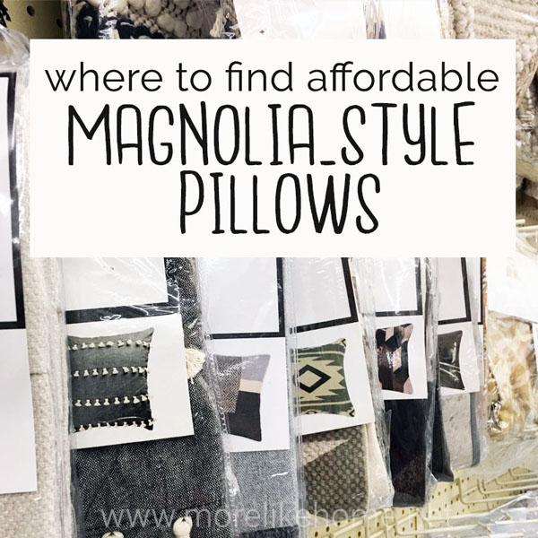 cheap affordable magnolia style pillows