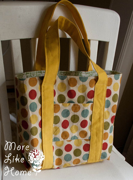 Lined Paper Tote Bag – Crafty Midwestern Mommy